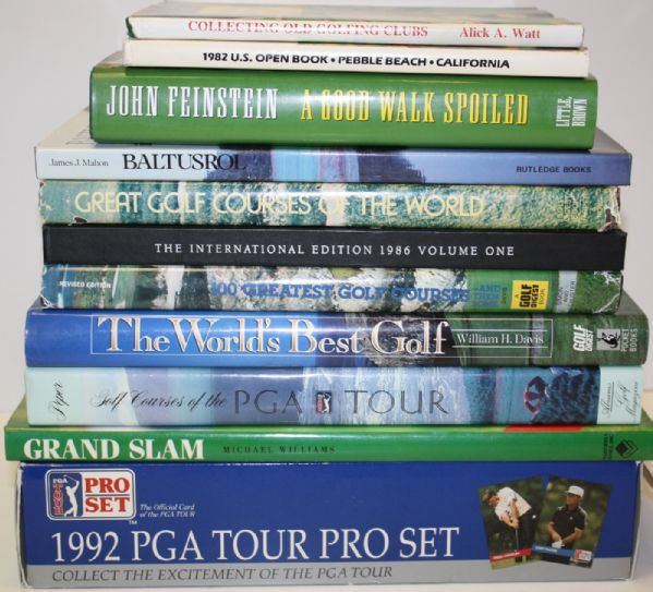Lot of Eleven Miscellaneous Golf Books (17)