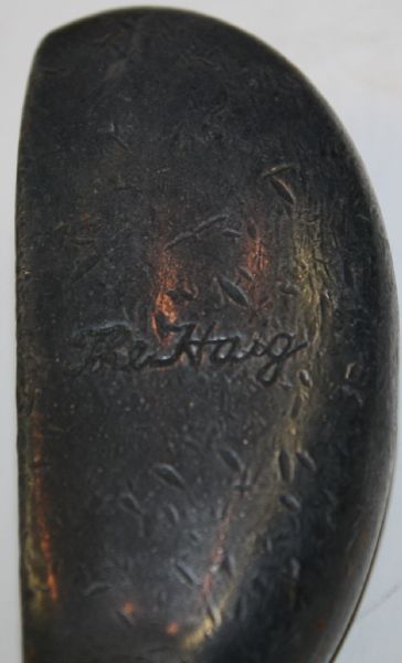 The Haig - Aluminum Mallet Putter - Cracked Hosel - Lead Drilled Into Bottom
