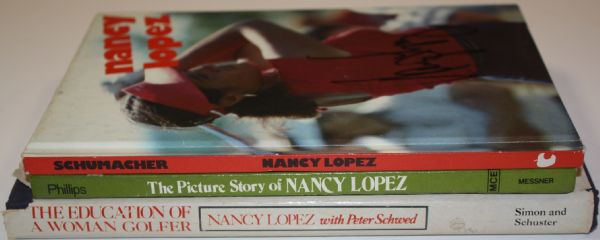 Lot of Three: Autographed Nancy Lopez Golf Books