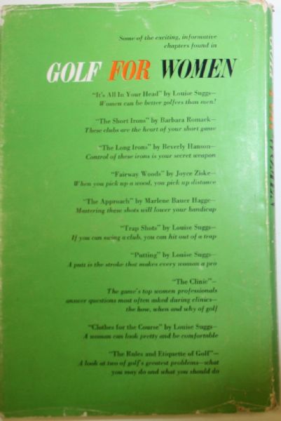 Golf For Women - Autographed by Louise Suggs