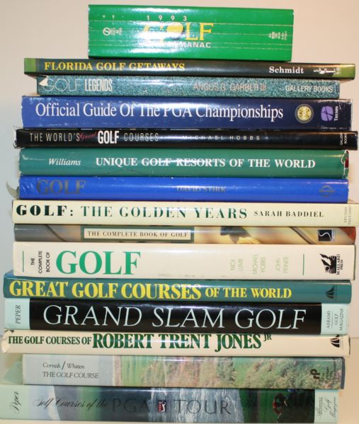 Lot of Fifteen Books: Golf Course Books