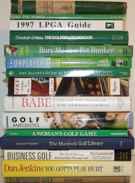 Lot of Seventeen Books: Includes 'Champ Golf' by Babe