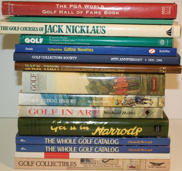 Lot of Fifteen Books: Golf Visual