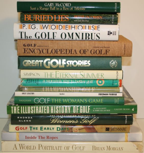 Lot of Fifteen Books: Gary McCord Signed Books
