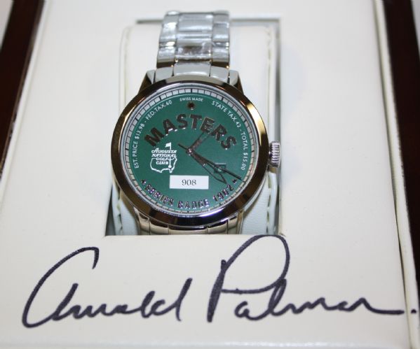 Arnold Palmer Autographed 2012 Commemorative Watch