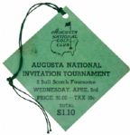 1935 Augusta National Invitational Tournament Wednesday Ticket