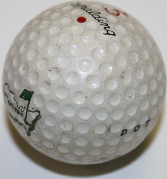 1950's-1960's Masters Spalding Red Dot Golf Ball