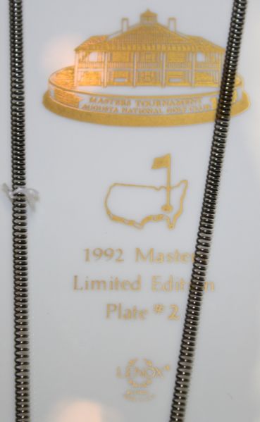 1992 Masters Lenox Green Member's Plate #2