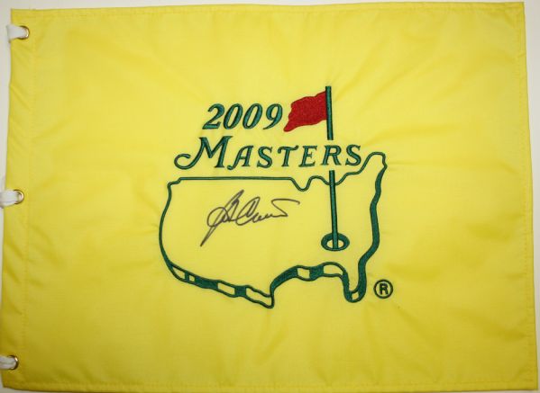 Ben Crenshaw Signed 2009 Masters Flag