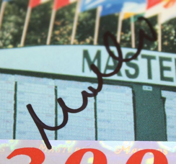Mike Weir Signed 2003 Masters Badge