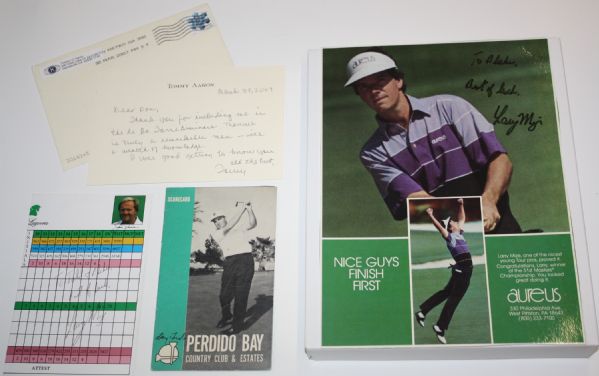 Lot of Masters Items - including autographs by Mize and Aaron