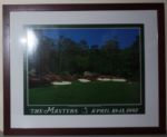 Tiger Woods Signed 1997 Masters Commemorative Poster JSA COA