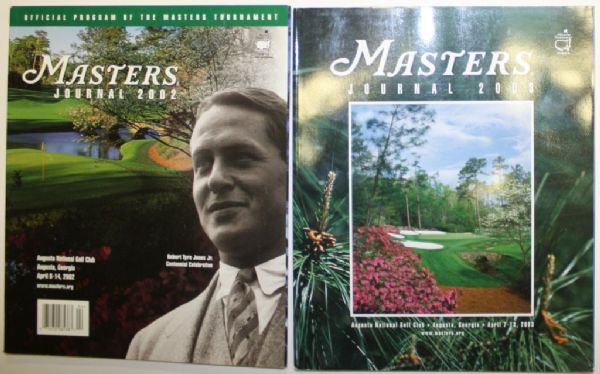 Lot of 7 Masters Journals - 1998-2002 and 2004-2005
