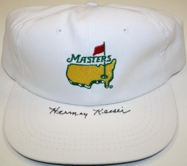 Herman Keiser Signed Masters White Hat