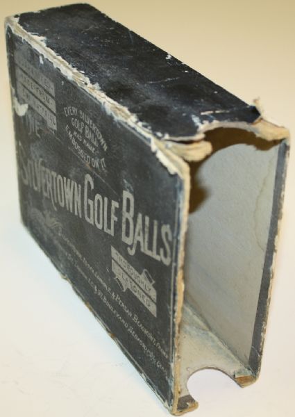 Silvertown Gutty Dozen Golf Ball Box with 5 New Gutty Golf Balls