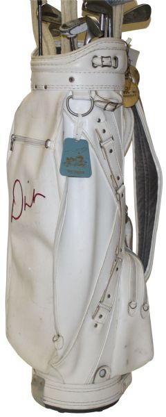 Personal Golf Bag and Clubs From World Golf Hall of Famer Dinah Shore-USGA Members Bagtag