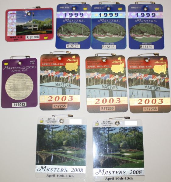 Lot of 48 Masters Badges - Multiples and Singles Dating Back From 1968