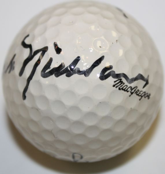 Jack Nicklaus Autographed  MacGregor Jack Nicklaus Model Golf Ball- JSA COA 