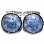 Masters Light Blue Cuff Links Hard to get! 