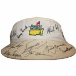 Augusta National Visor Signed by 10 Masters Champions Including Claude Harmon (1948)