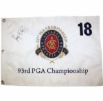 Keegan Bradley 2011 PGA Embroidered Flag Signed by Champ JSA COA