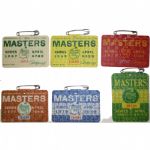 Lot of (6) Masters Badges - 1967, 1969, 1972, 1977, 1979, 1980