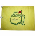 Sam Snead Signed 2000 Masters Embroidered Pin Flag