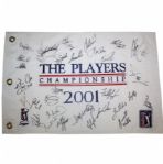 2001 TPC Flag Signed by 31 Stars