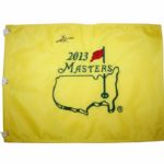 Guan Tianlang Signed 2013 Masters Embroidered Pin Flag