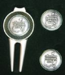 Augusta National Golf Club Members Divot Tool with Two Extra ANGC Metal Ballmarkers