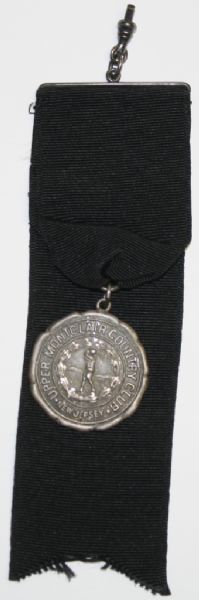 1931 Montclair Country Club - Sterling Medal - John Frick Jewelry Co. New York