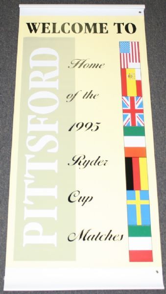1995 Ryder Cup Banner - Oak Hill Country Club, New York