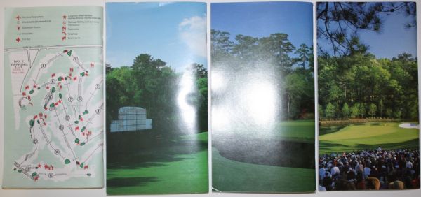 Four Masters Spectator Guides - 1998, 2000, 2001, and 2002