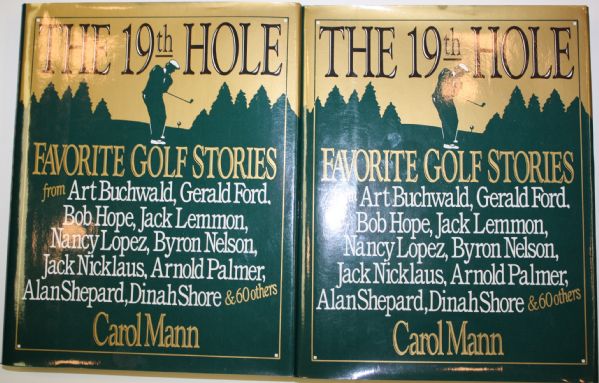 Lot of Two: 'The 19th Hole: Favorite Golf Stories - Carol Mann