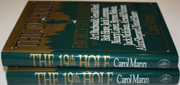 Lot of Two: 'The 19th Hole: Favorite Golf Stories - Carol Mann