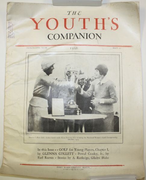 'The Youth's Companion' - May 20, 1926 - Glenna Collett