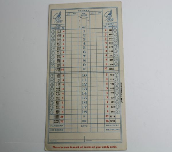 1940's/50's Tam O'Shanter Scorecard & Matchbook-Chicago Host To PGA's Richest Event