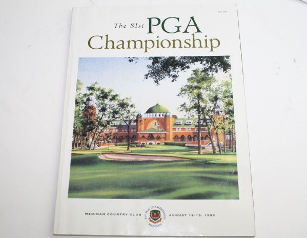 1999 PGA Championship Program-Tiger's 2nd Major Win