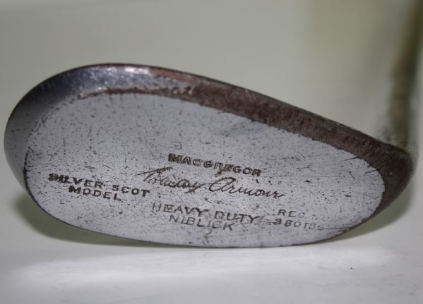 Personal Stymie Iron from Tommy 'The Silver Scot' Armour - RAREST of Clubs