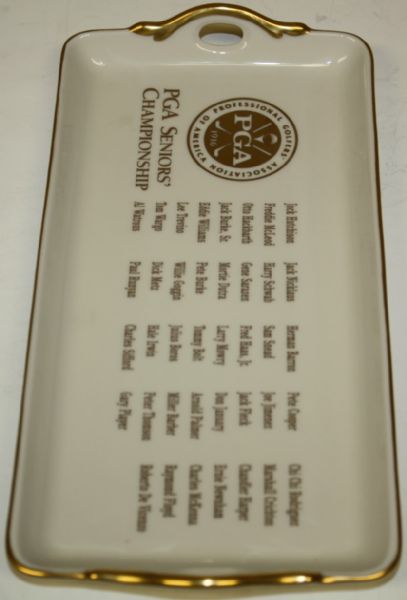 1994 PGA Senior Past Champions Dinner- Plate Presented to Joe Jimenez 1978 Champ