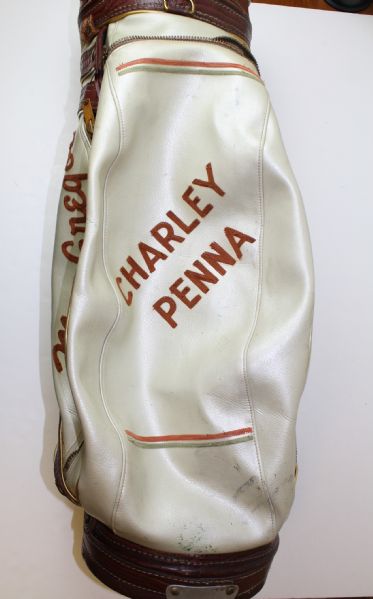 1960's Personal Charley Penna Shag Bag and Leather Tour Bag