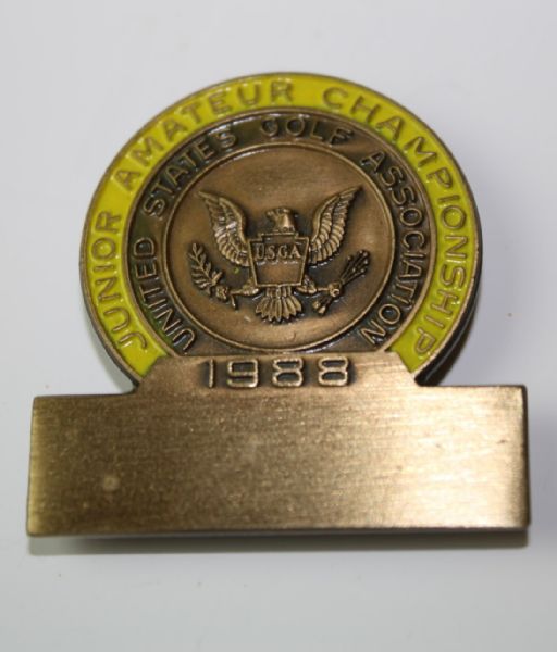 1982 USGA Junior Amateur Contestant Badge - Crooked Sticks Golf CLub
