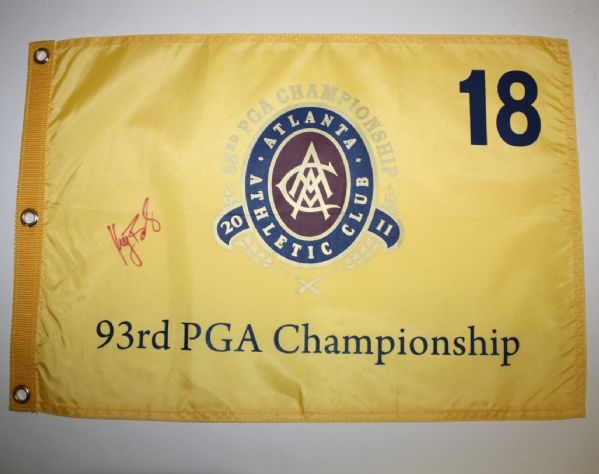 Keegan Bradley Signed 2011 Atlanta Athletic Club - PGA Championship JSA COA