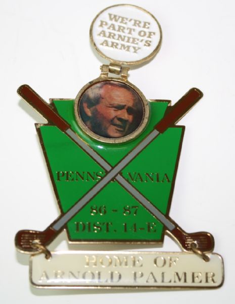 Rare Arnold Palmer Pennsylvania Lions Club Pin