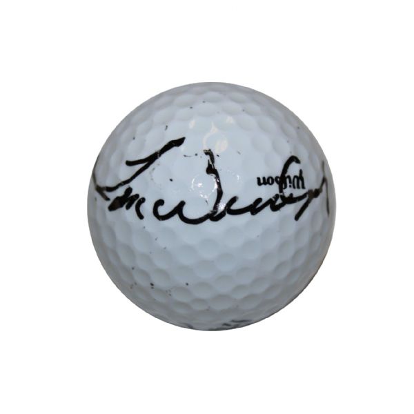 Tom Weiskopf Signed Golf Ball - British Open Champ JSA COA