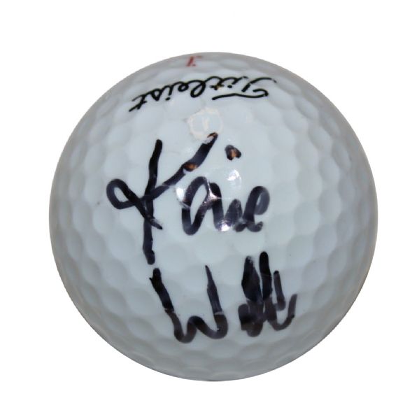 Karrie Webb Signed Golf Ball JSA COA