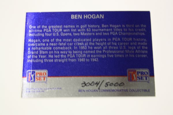 Set of 21: 1992 Pro-Set Ben Hogan Hologram Card