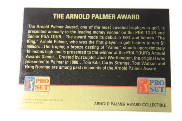 Lot of 63: 1991 Pro-Set Arnold Palmer Hologram Card