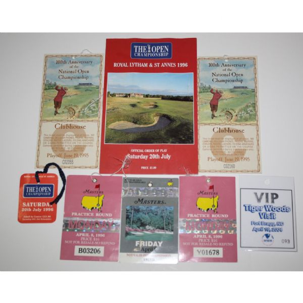 Fan Ticket Package: 1996 Masters, 1995 US Open, etc.