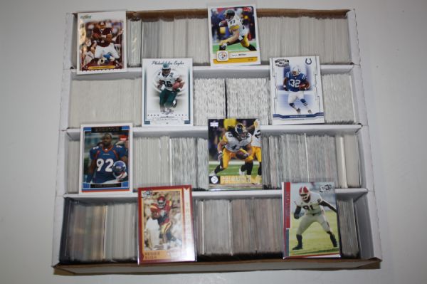 Approximately 2,300 Football Cards - Wide Assortment